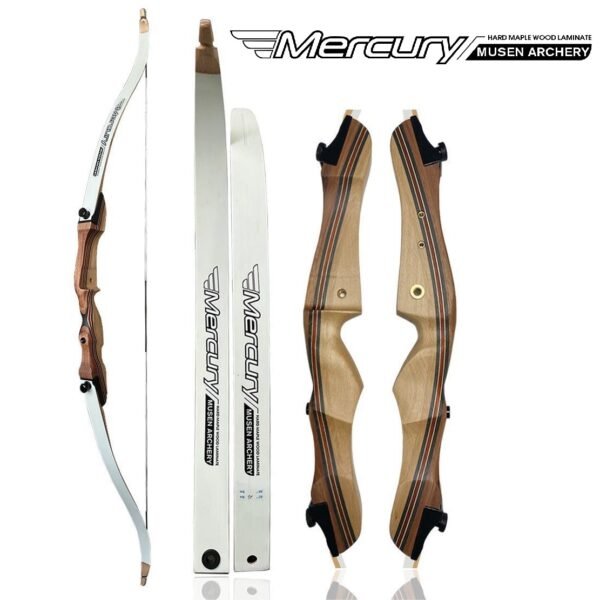 MUSEN ARCHERY KIT RECURVE – Kit de Arco Recurvo para Principiantes y Jóvenes | 66–70” | Completo con Flechas y Accesorios