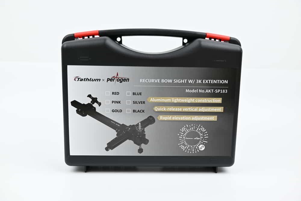 Mira Tathlum x Perfogen para Arco Recurvo con Extensión de Carbono 3K – Ajuste Rápido y Construcción Ultraliviana - Imagen 2